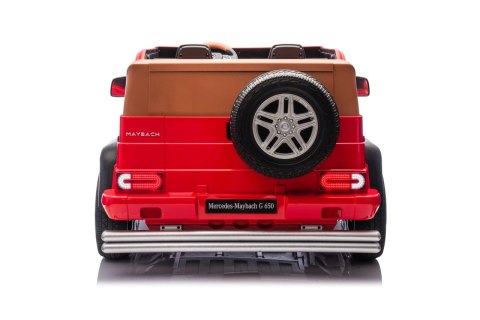 Pojazd Mercedes Benz MAYBACH G650 Czerwony