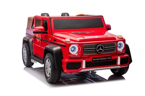 Pojazd Mercedes Benz MAYBACH G650 STRONG Czerwony