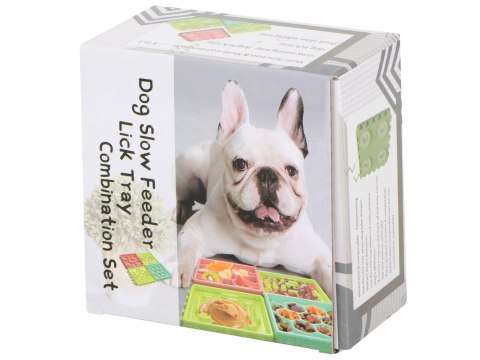 Miska mata spowalniająca jedzenie dla zwierząt psa kota 4 sztuki