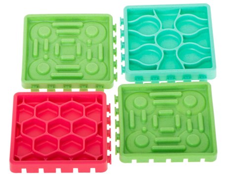 Miska mata spowalniająca jedzenie dla zwierząt psa kota 4 sztuki