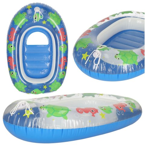 Kółko do pływania dla niemowląt koło pontonik dla dzieci niebieski 3-6 lat