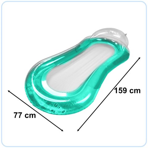 Materac do pływania dmuchany siateczkowy miętowy BESTWAY 43103