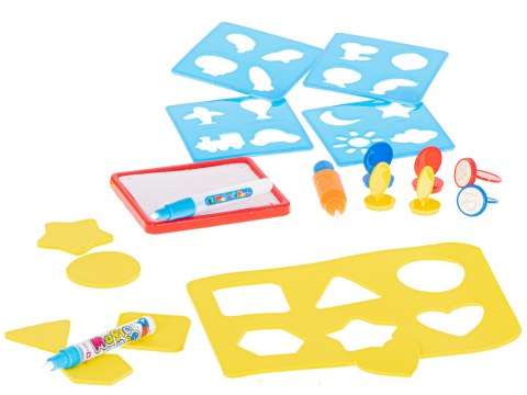 Mata wodna do malowania rysowania wodą XXL piecżtki szablony zestaw 100x80cm