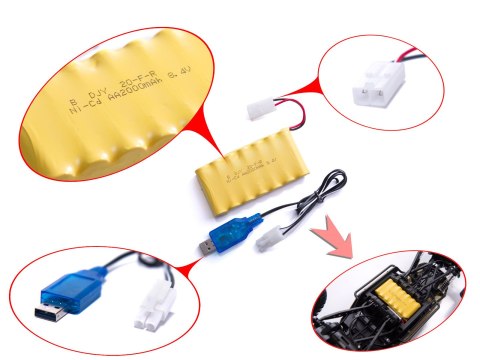 Samochód zdalnie sterowany na pilota RC Rock Crawler 2,4GHz 1:8 51cm metal złoty