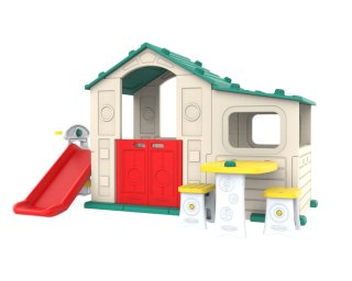 Duży Dom Z Przedsionkiem 4w1 Zielony Dach