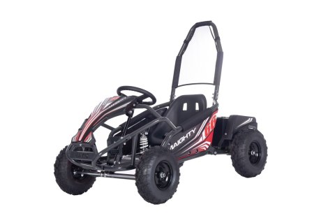 Pojazd Gokart Elektryczny MIGHTY Czarny