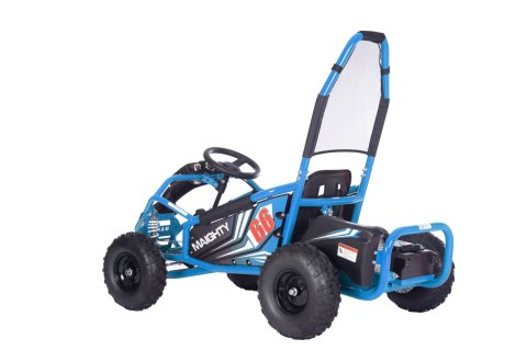 Pojazd Gokart Elektryczny MIGHTY Niebieski