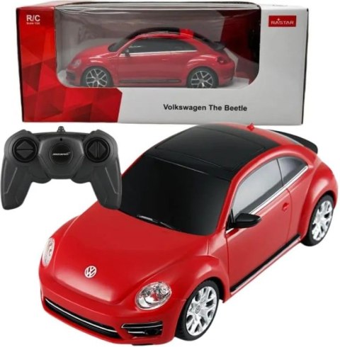 Autko R/C Volkswagen Beetle 1:14 RASTAR Czerwony
