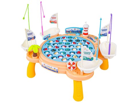 Zręcznościowa gra rodzinna - wędkowanie, łowienie rybek Stolik