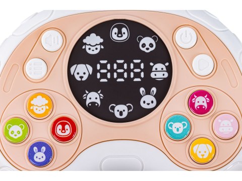 Zabawka Na Pamięć KONTROLER BEŻOWY Gamepad Edukacyjna gra dla dzieci Pad Konsola