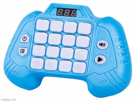 Zabawka Na Pamięć KONTROLER NIEBIESKI Gamepad Edukacyjna gra dla dzieci Pad Konsola Memory 16 klawiszy