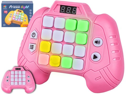 Zabawka Na Pamięć KONTROLER RÓŻOWY Gamepad Edukacyjna gra dla dzieci Pad Konsola Memory 16 klawiszy