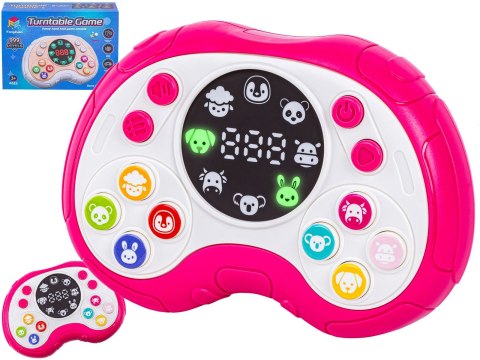 Zabawka Na Pamięć KONTROLER RÓŻOWY Gamepad Edukacyjna gra dla dzieci Pad Konsola