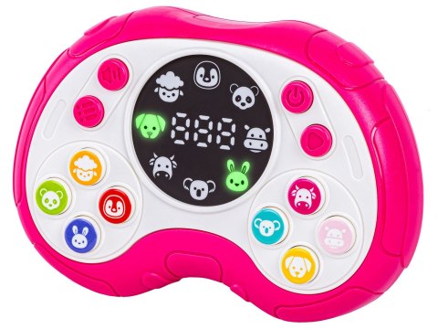 Zabawka Na Pamięć KONTROLER RÓŻOWY Gamepad Edukacyjna gra dla dzieci Pad Konsola