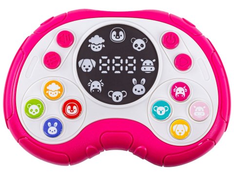 Zabawka Na Pamięć KONTROLER RÓŻOWY Gamepad Edukacyjna gra dla dzieci Pad Konsola