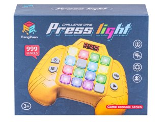 Zabawka Na Pamięć KONTROLER ŻÓŁTY Gamepad Edukacyjna gra dla dzieci Pad Konsola Memory 16 klawiszy