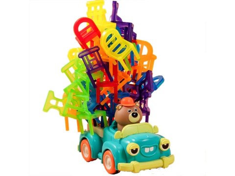 Gra Rodzinna Zręcznościowa Spadające Krzesła Samochód Auto Ruchomy cel