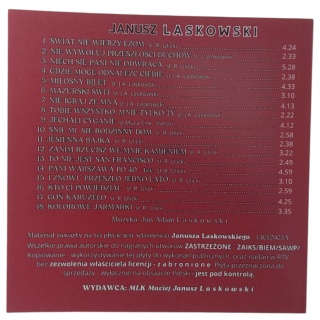 Janusz Laskowski - Świat nie wierzy łzom Moje Przeboje płyta kompaktowa CD