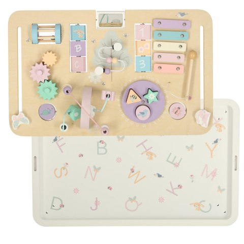 Lulilo Stolik manipulacyjny montessori pastelowy