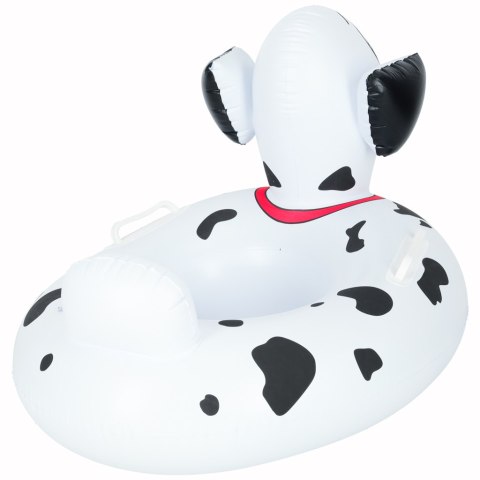 Kółko do pływania dla niemowląt koło pontonik dla dzieci dmuchany z siedziskiem dalmatyńczyk max 15kg 1-3lata