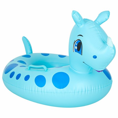 Kółko do pływania dla niemowląt koło pontonik dla dzieci dmuchany z siedziskiem nosorożec max 15 kg 1-3lata