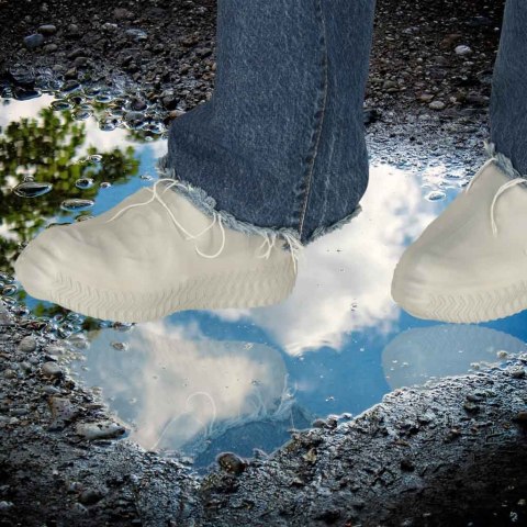 Ochraniacze na buty wodoodporne kalosze M szare roz. 35-38