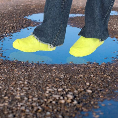 Ochraniacze na buty wodoodporne kalosze S żółte roz. 26-34