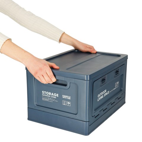 Pudełko campingowe organizer do bagażnika granat