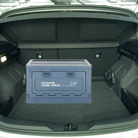 Pudełko campingowe organizer do bagażnika granat