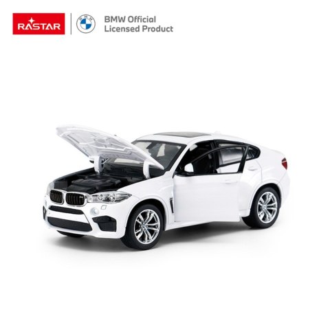 Autko Metalowe 1:24 BMW X6M Białe RASTAR