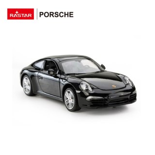 Autko Metalowe 1:24 Porsche 911 Czarne RASTAR