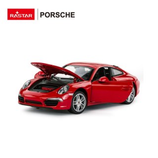 Autko Metalowe 1:24 Porsche 911 Czerwone RASTAR