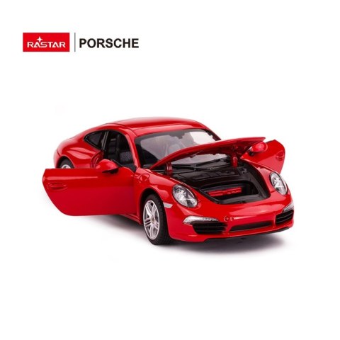Autko Metalowe 1:24 Porsche 911 Czerwone RASTAR