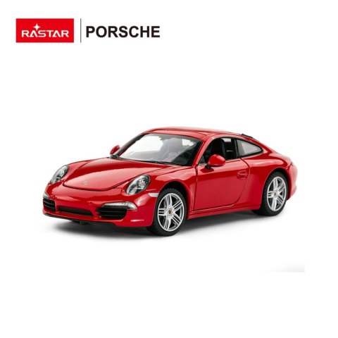 Autko Metalowe 1:24 Porsche 911 Czerwone RASTAR