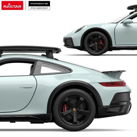 Autko R/C 1:14 Porsche 911 Dakar Miętowy RASTAR
