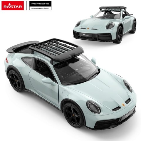 Autko R/C 1:14 Porsche 911 Dakar Miętowy RASTAR