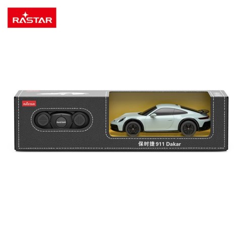 Autko R/C 1:24 Porsche 911 Dakar Miętowy RASTAR
