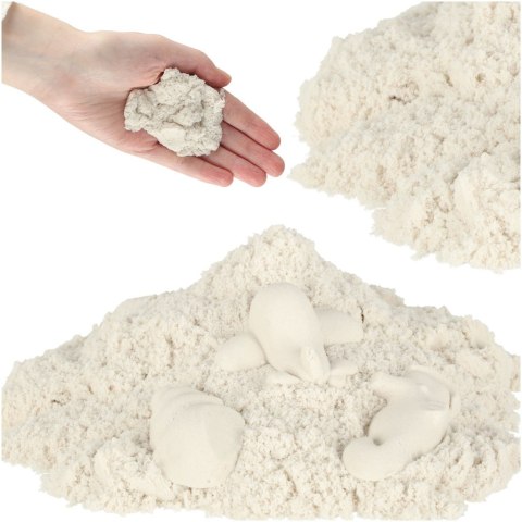 Piasek kinetyczny 1kg w woreczku biały