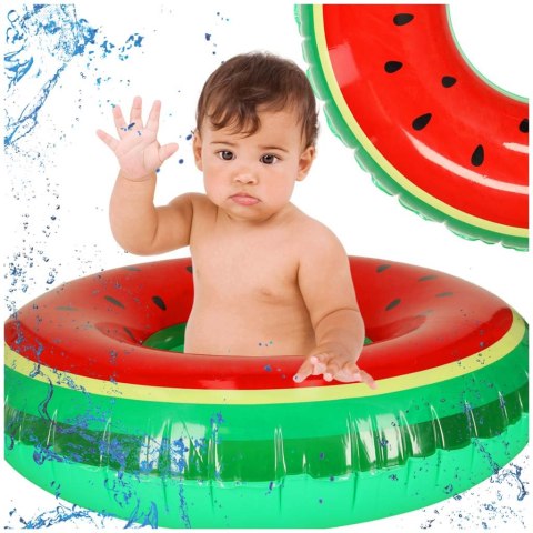 Koło do pływania dmuchane arbuz 110cm max 100kg