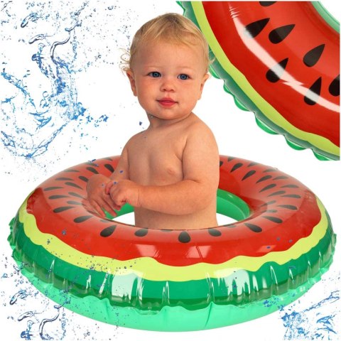 Koło do pływania dmuchane arbuz 80cm max 60kg