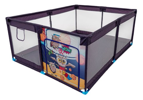 Miękki Kojec Dla Dzieci Prostokąt Sportowa Sowa