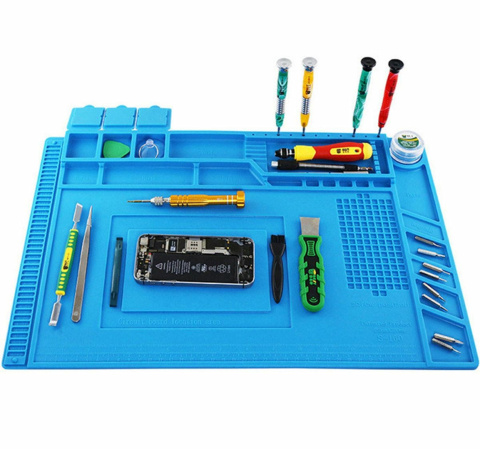 Silikonowa mata serwisowa wielofunkcyjna podkładka antystatyczna 30x45cm