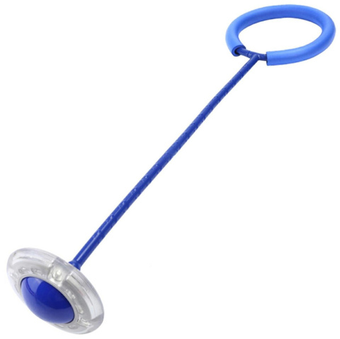 Skakanka hula hop na nogę