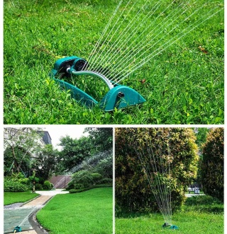 Zraszacz ogrodowy wahadłowy regulowany podlewaczka