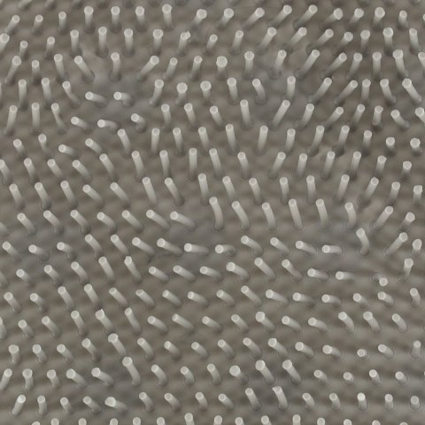 Myjka silikonowa do pleców stóp z przyssawkami masażer do mycia szczotka pod prysznic szary