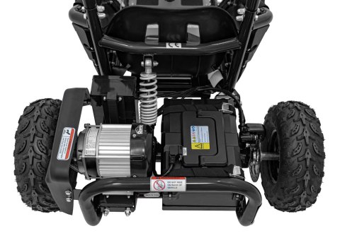 Pojazd Gokart Elektryczny MIGHTY Czarny