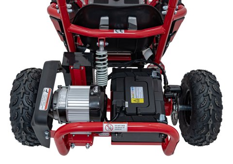 Pojazd Gokart Elektryczny MIGHTY Czerwony