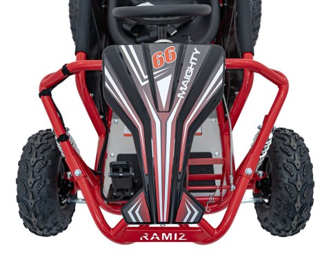 Pojazd Gokart Elektryczny MIGHTY Czerwony