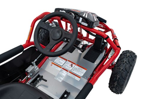 Pojazd Gokart Elektryczny MIGHTY Czerwony