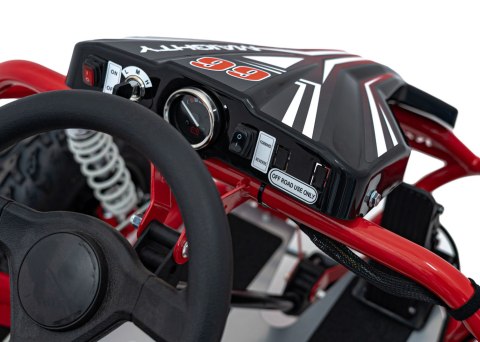 Pojazd Gokart Elektryczny MIGHTY Czerwony